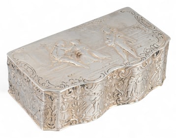 Sterling Silver Repousse Box