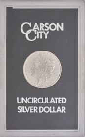 1882 Uncirculated Carson City Silver Dollar