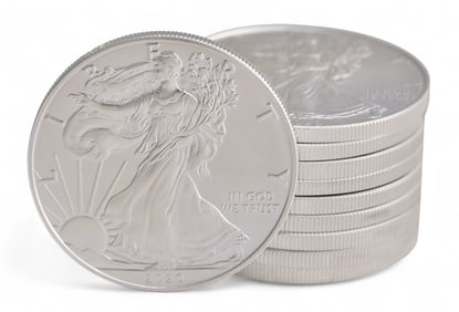 (10) American Silver Eagle Coins