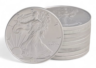 (10) American Silver Eagle Coins