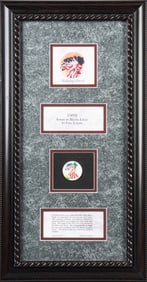 Framed 1999 Colored Silver Eagle Coin