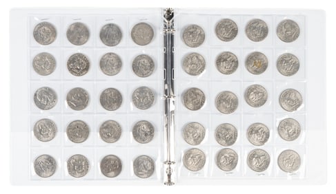 (40) Eisenhower Dollar Coins