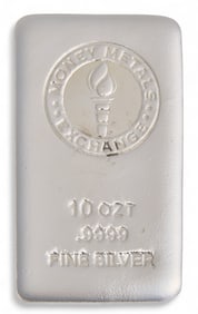 10ozt .999 Fine Silver Bar