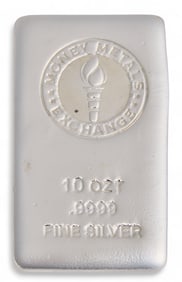 10ozt .999 Fine Silver Bar