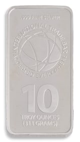 10ozt .999 Fine Silver Bar