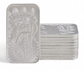 (10) 1ozt .999 Fine Silver Bars