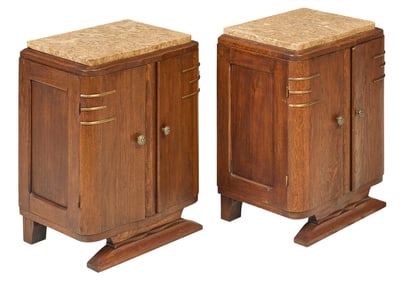 Pair of Art Deco Nightstands