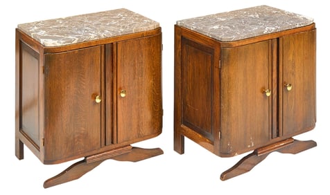 Pair of Art Deco Nightstands