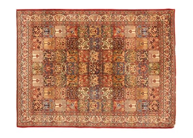 Hand-Knotted Geometric Rug, 10 ft. 6 in. x 7 ft. 9 in.