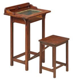 Vintage Folding Desk and Chair