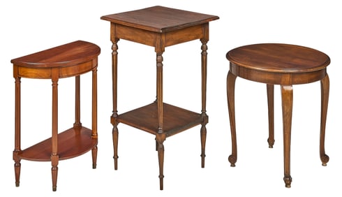 (3) Assorted Side Tables