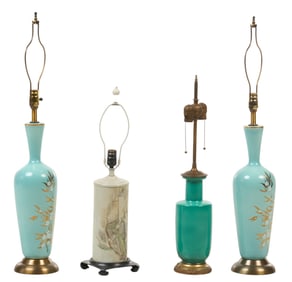 (4) Assorted Lamps