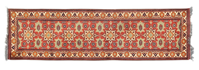 Hand-Knotted Rug Runner, 10 ft. 2 in. x 2 ft. 9 in.