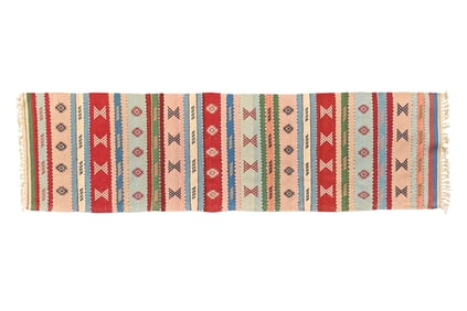 Hand-Knotted Kilim Rug Runner, 9 ft. 10 in. x 3 ft. 7 in.