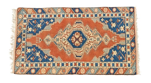 Hand-Knotted Turkish Rug, 5 ft. 10 in. x 3 ft. 3 in.