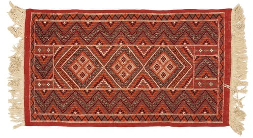 Hand-Knotted Rug, 4 ft. 11 in. x 2 ft. 6 in.