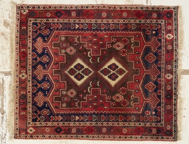 Hand-Knotted Rug, 4 ft. 8in. x 3 ft. 8 in.