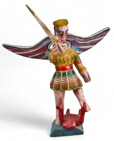 Archangel Michael Santo Figure