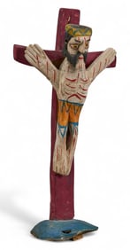 Folk Art Jesus on Cross