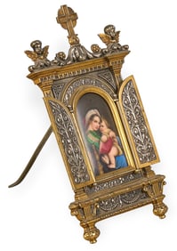 Framed Retablo, Madonna della Seggiola