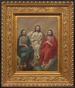 Holy Trinity, 18th C. Retablo