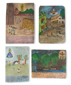 (4) Mexican Ex-Votos