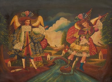 Cusco School, Fishing Angels