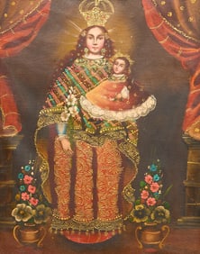 Cusco School, Madonna and Child