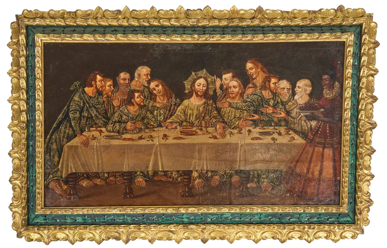 Cusco School, Last Supper Painting (1 of 4)