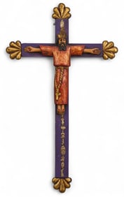Vintage Mexican Folk Art Cross