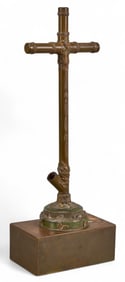 Enrique Zavala, Copper Cross Sculpture