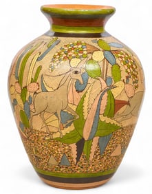 Attrib. to Balbino Lucano, Burnsied Vase