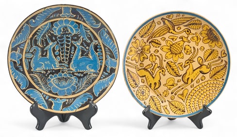 (2) Fantasia-Style Tonala Plates