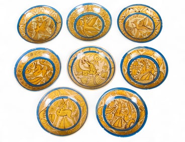 (8) Tlaquepaque Style Tonala Bowls