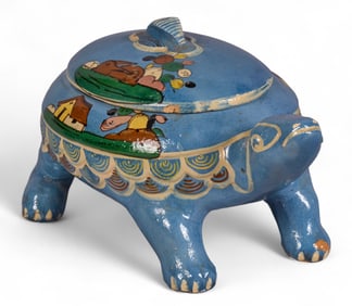 Tlaquapaque-style Tonala Turtle Tureen