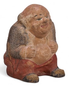 Tlaquepaque Squatting Man Bank