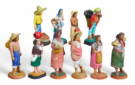 (11) Ceramic Figures