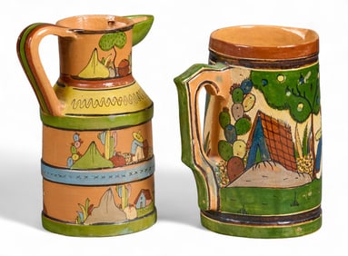 (2) Tlaquepaque Pitchers