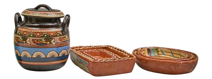 Collection of Tlaquepaque Pottery