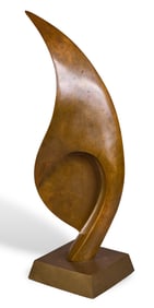 Leonardo Nierman, Flame Bronze Sculpture