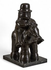 After Botero, "Pedrito on Horse"