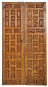 Pair of Spanish Colonial Convent Doors