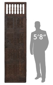 18th Century Spanish Carved Door