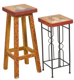 (2) Frida Kahlo Stools