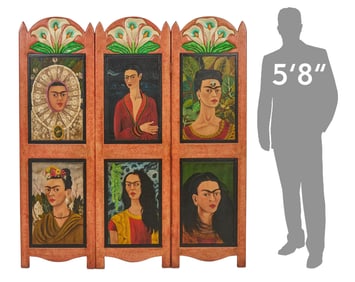 Custom Art Frida Kahlo Folding Screen
