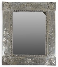 Punched Tin Mirror