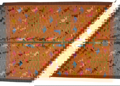 Handwoven Peruvian Rug, 5 ft. 7 in. x 3 ft. 10 in.