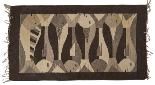 Woven Peruvian Rug., 4 ft. 5 in. x 2 ft. 5 in.