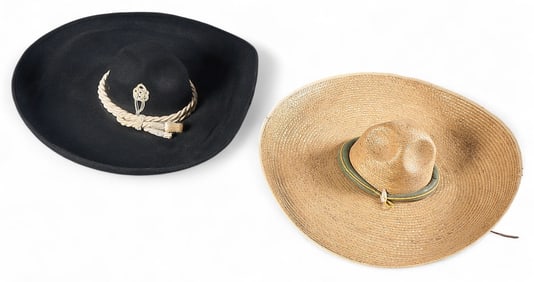 (2) Mexican Sombreros
