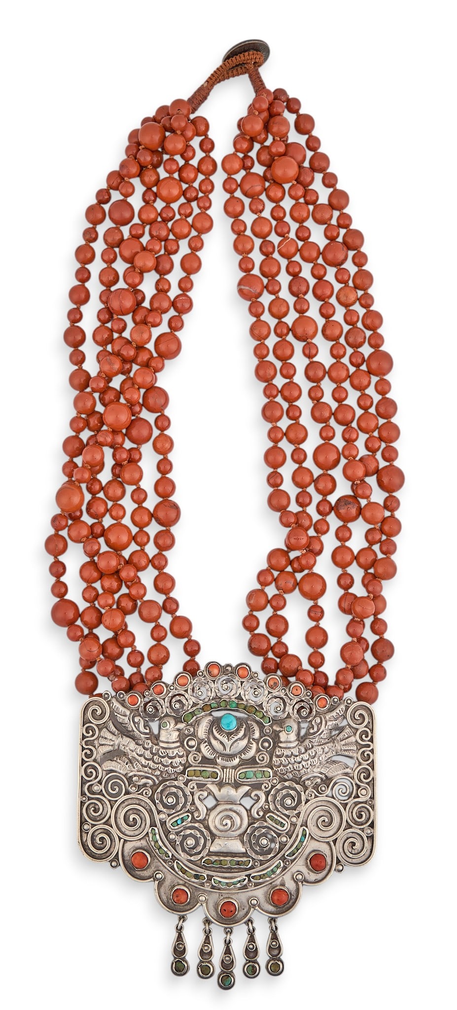 Matilde Poulat, Turquoise and Carnelian Necklace (1 of 6)